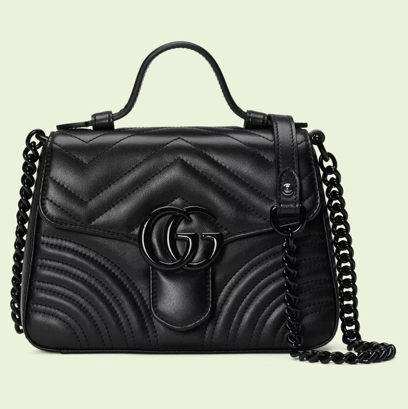 Bolsa Gucci alça superior GG Marmont